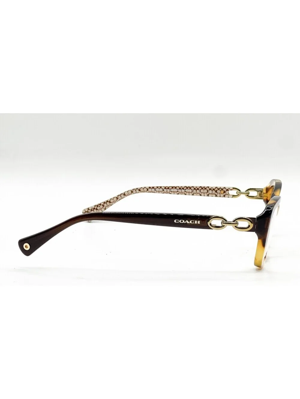 Coach HC 6051 5238 Spotty Tortoise Brown Sand Eyeglass Frames 52-17-135